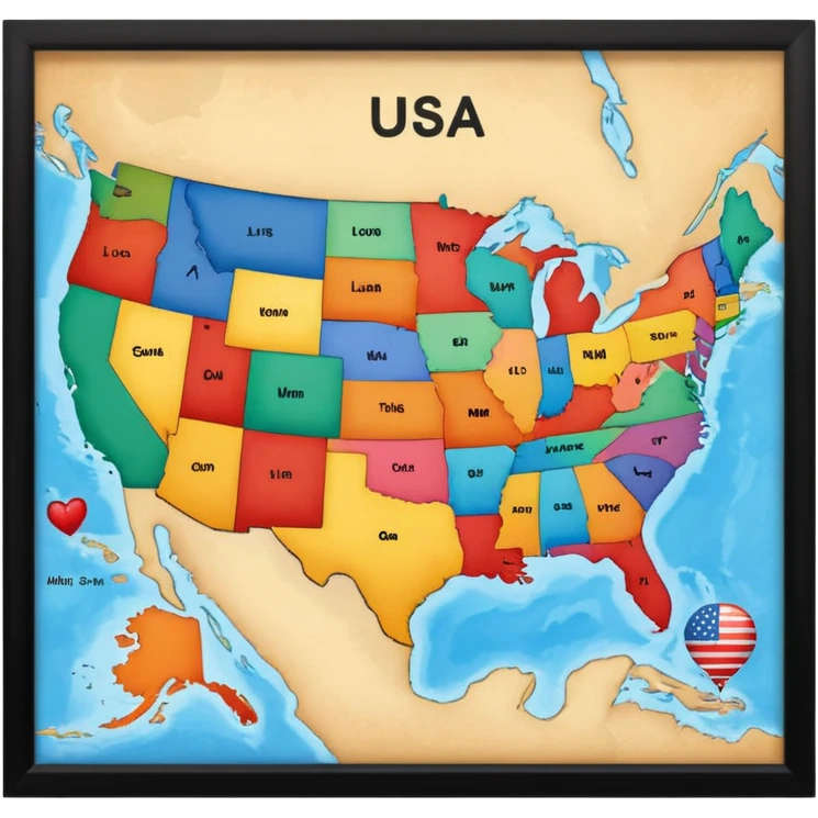 state of usa emoji