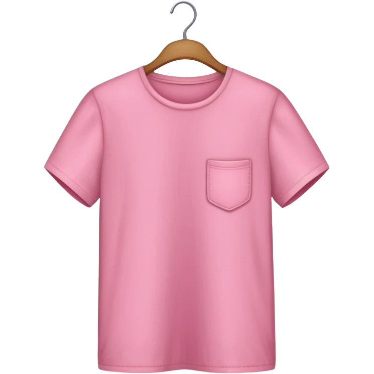 pink shirt hanged on a hanger emoji