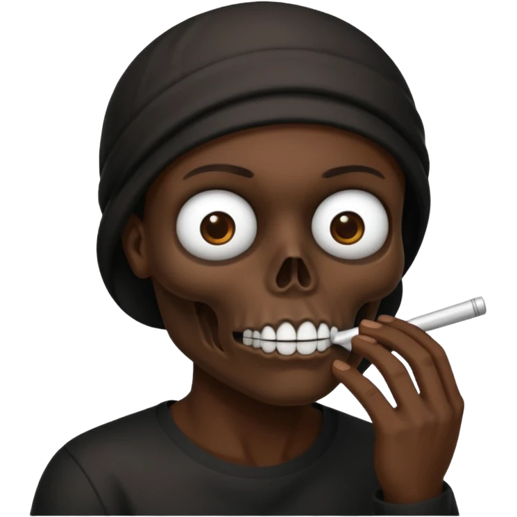 💀🤫 emoji