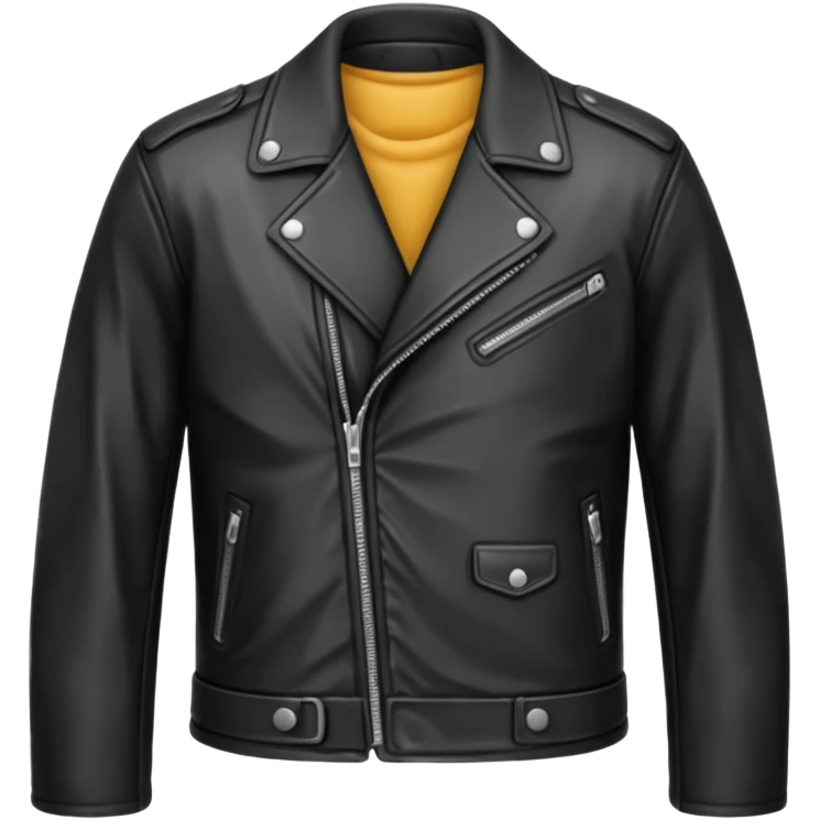 Black leather jacket emoji