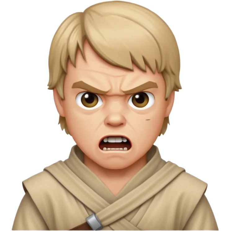 angry screaming  luke tatoine farmboy emoji