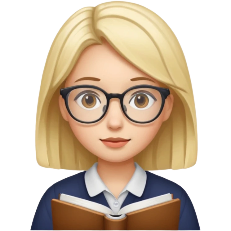 girl study emoji