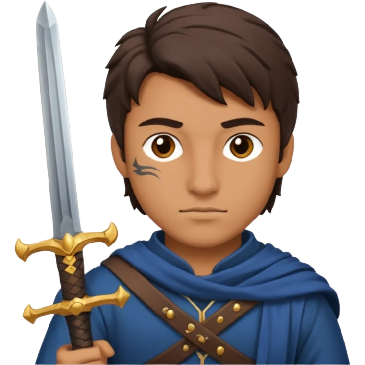 esgrimista com espada emoji