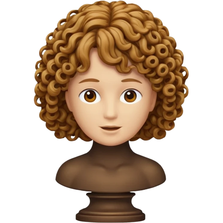 wig on statue emoji