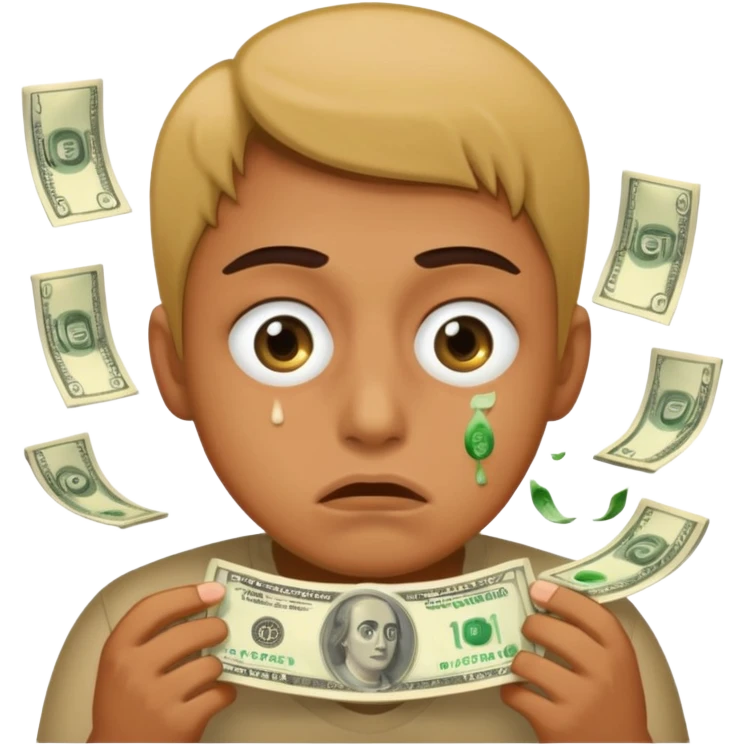 money eyes vomiting emoji