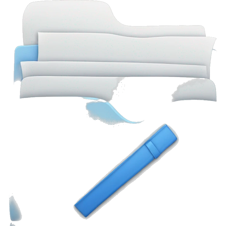 blue folder with documents emoji