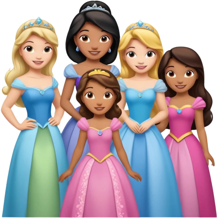 Disney princesses emoji