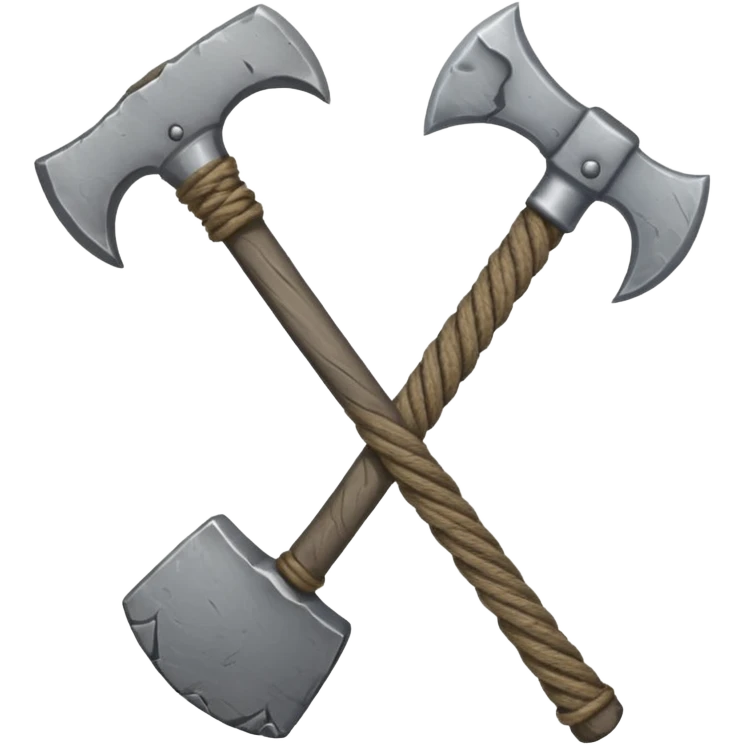 ancient stone ax string emoji