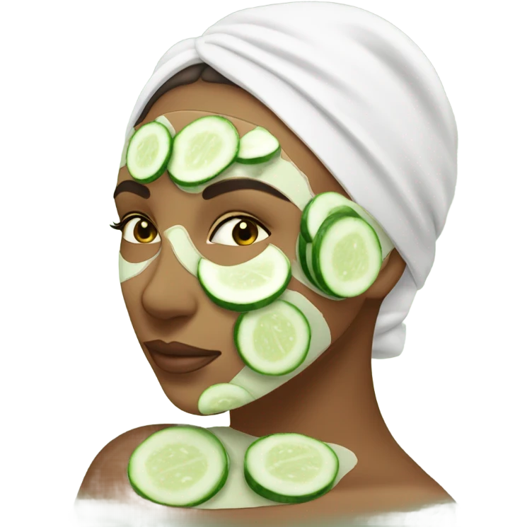 spa face mask emoji