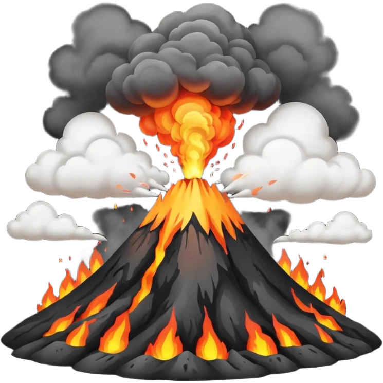 volcano emoji