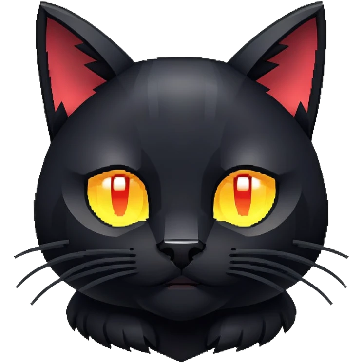 minecraft black cat emoji