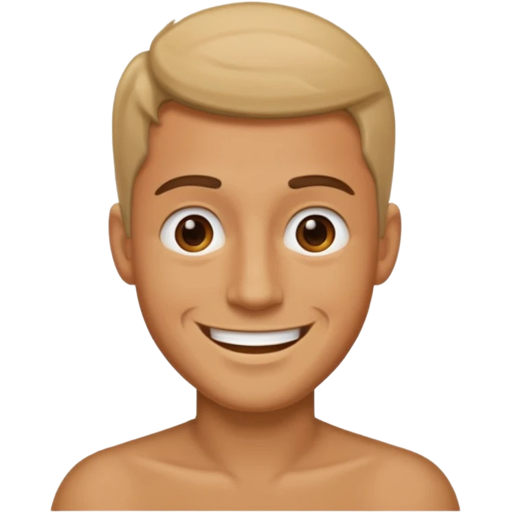 Guy saying 67 emoji
