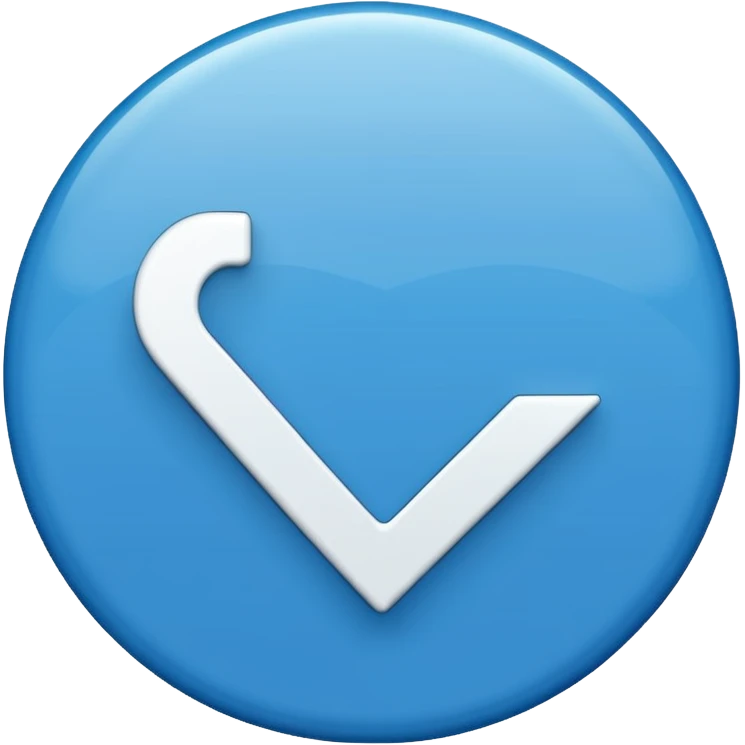 Create a blue checkmark for the nickname, do 1 in 1 as in tiktok emoji