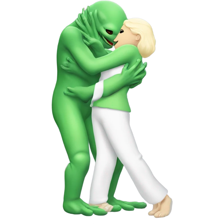 https://www.emojis.com/emoji/man-2JXaa2N7QE9  hugs and kissing https://www.emojis.com/emoji/a-reptilian-alien-white-woman-full-body-vGduQjTCYFz emoji
