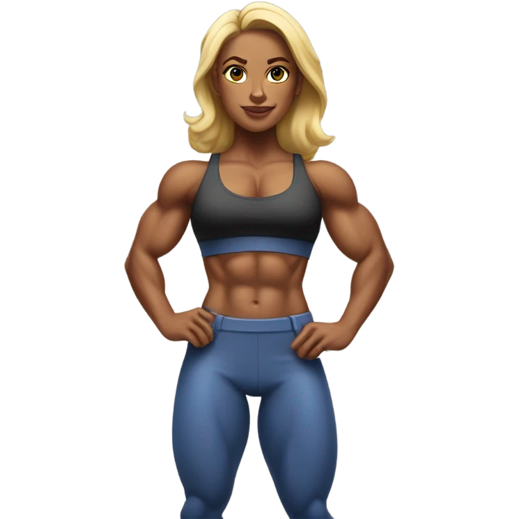 Female bodybuilder  emoji