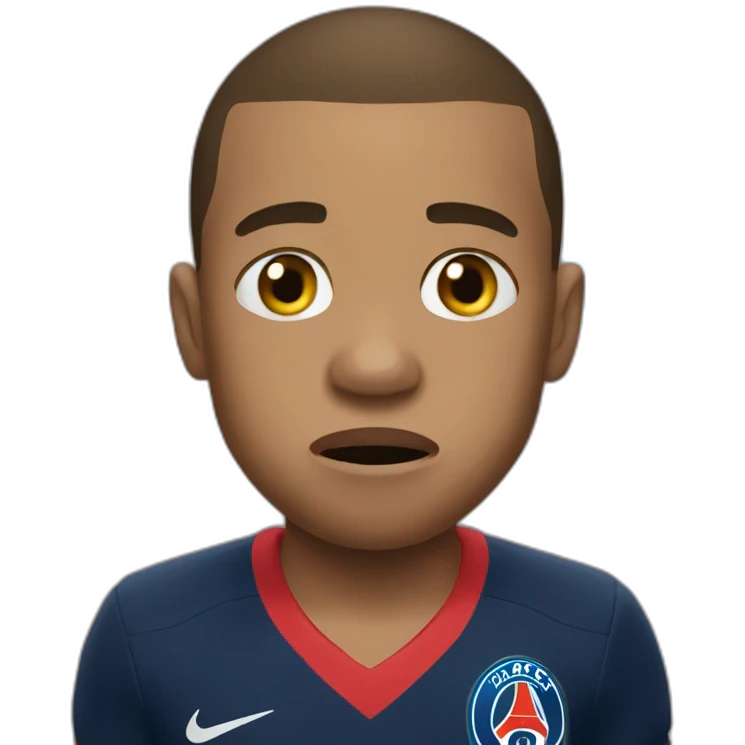 mbappe cry emoji