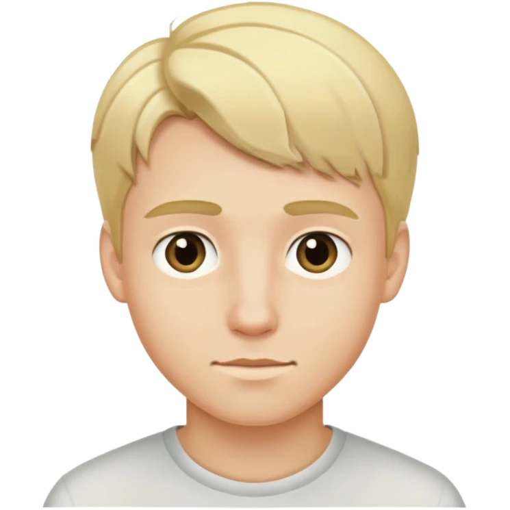 blonde young man emoji