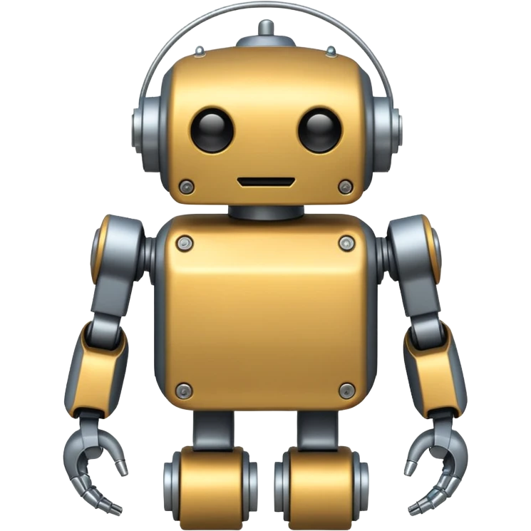 Locked robot emoji