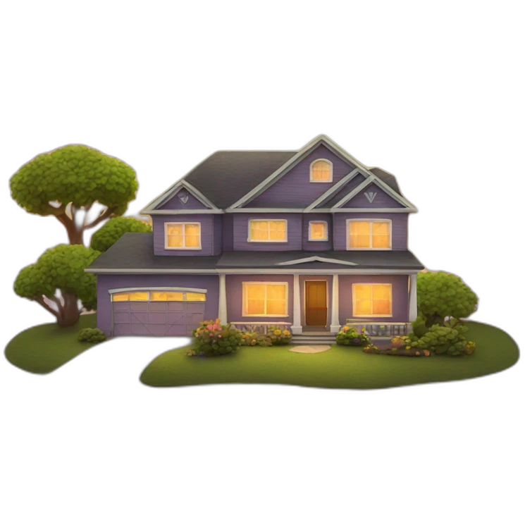 Sunrise home emoji