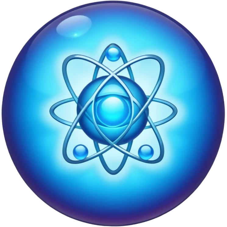 Atom and nucleus emoji