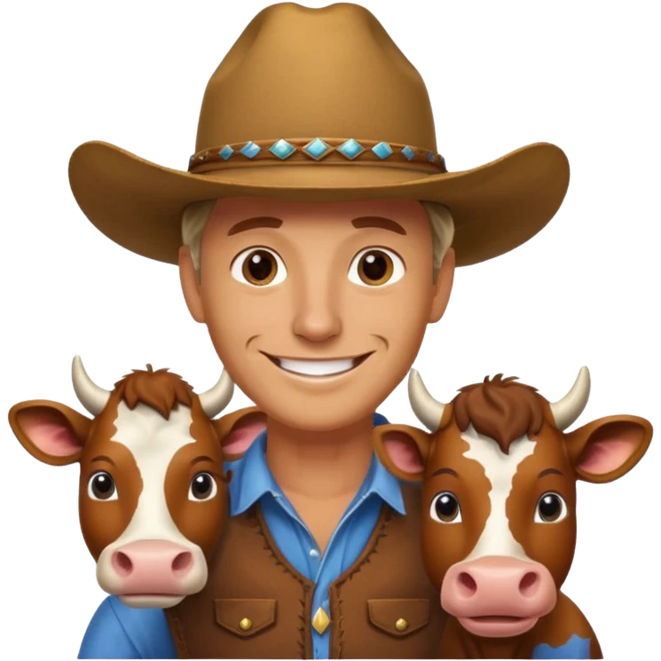 🐮 +🧍🏻‍♂️? emoji