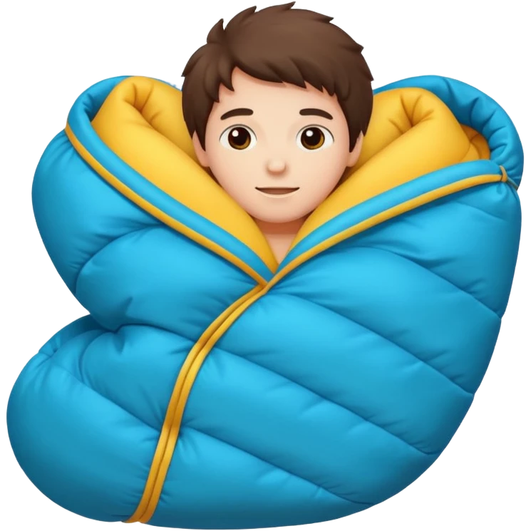 Camp Essentials, sleeping bag emoji
