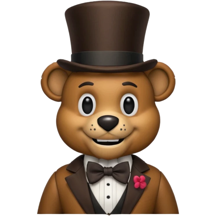 Make Freddy from fnaf emoji