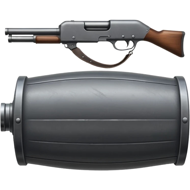 shotgun barrel emoji