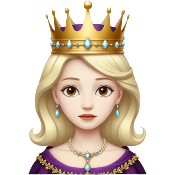 Queen with bones emoji