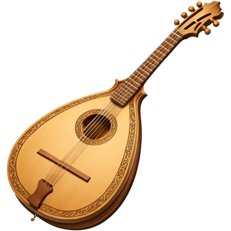 Baroque lute emoji