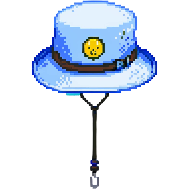 Синяя спортивная панамка со шнурком и надписью SPACEME, no background emoji