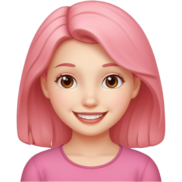 Tatlı kız emoji