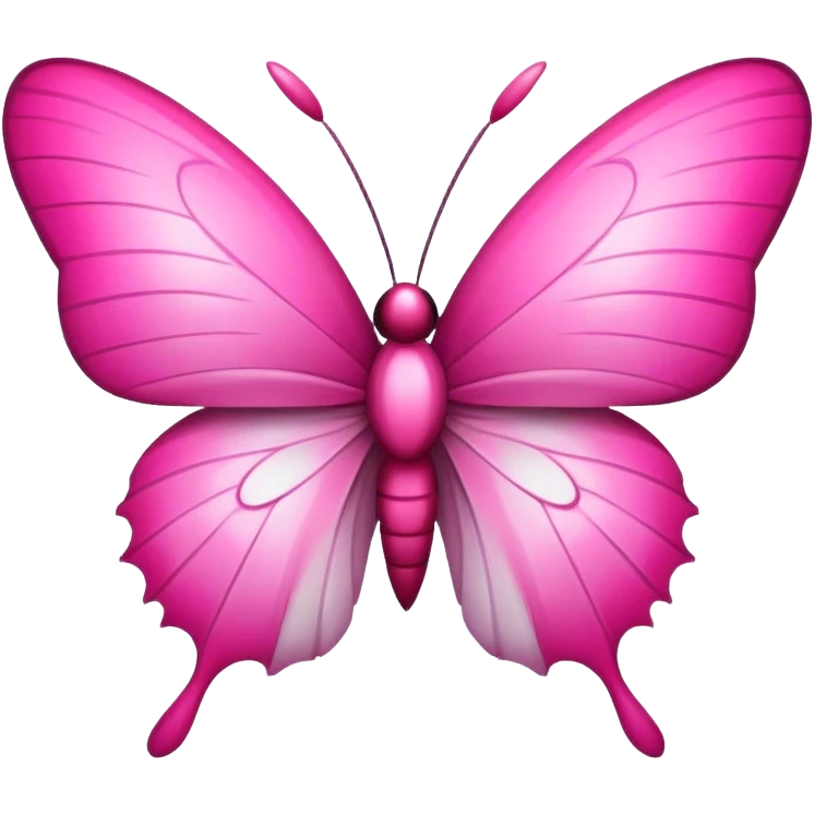 Papillon rose emoji