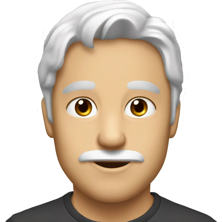 Рыжий с белым кот emoji