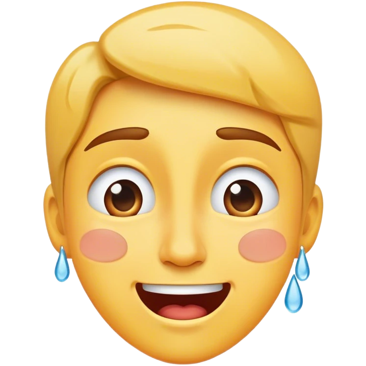 Happy cry emoji
