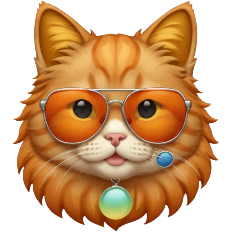 Cat wearing sunglasses emoji