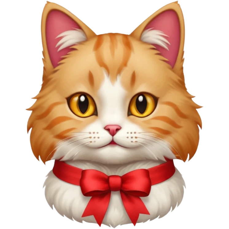 cat with ribbon emoji