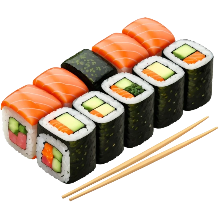 sushi roll birds eye veiw emoji