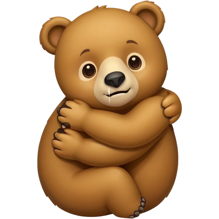 Bear hug emoji