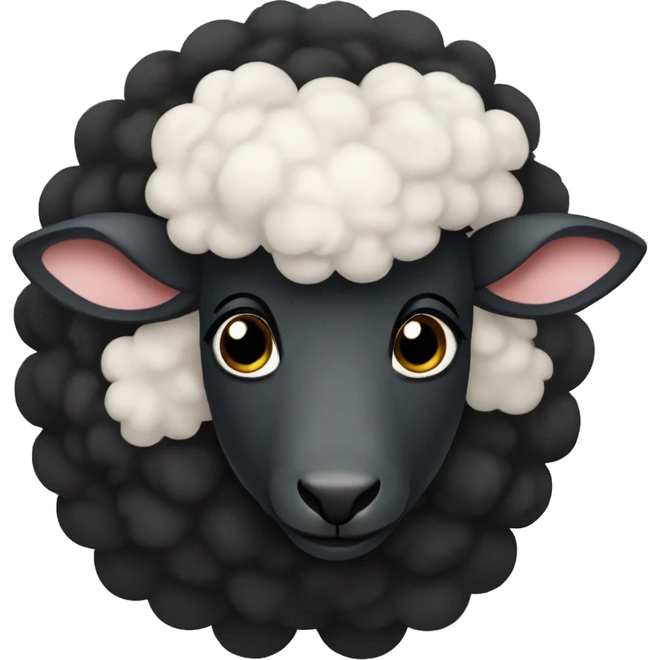 black sheep with name EMI emoji