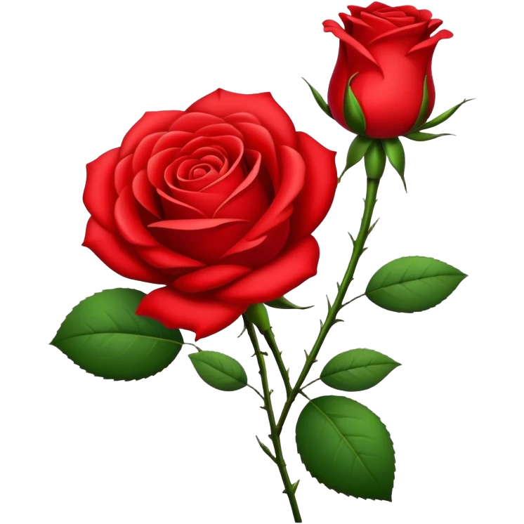 Red rose  emoji