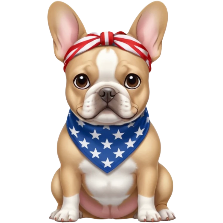 Frenchie Memorial Day emoji