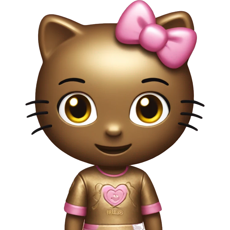 Hello kitty bronce emoji