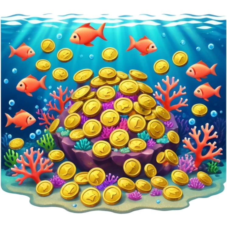 Coral Reef Treasure emoji