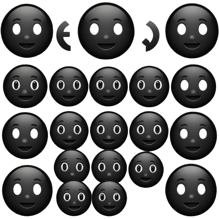 black eoji emoji