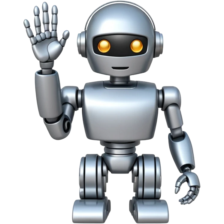 robot gift with an ai worker emoji