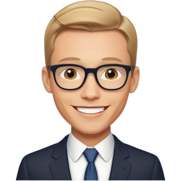 super-realistic Alexander Stubb, ruler of Finland emoji