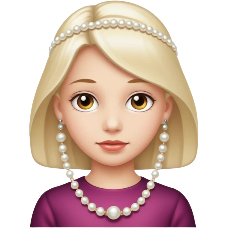 Pearl String Girl emoji