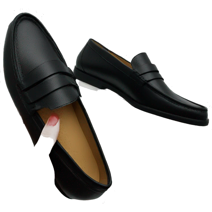 Loafers black emoji