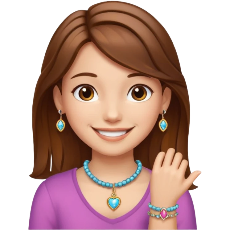 Charm Bracelet Girl emoji